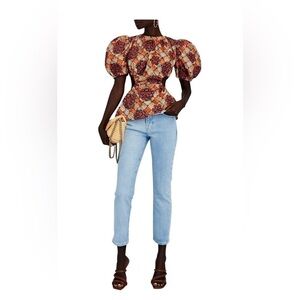 Frame Denim Light Blue Ankle Crop Jeans